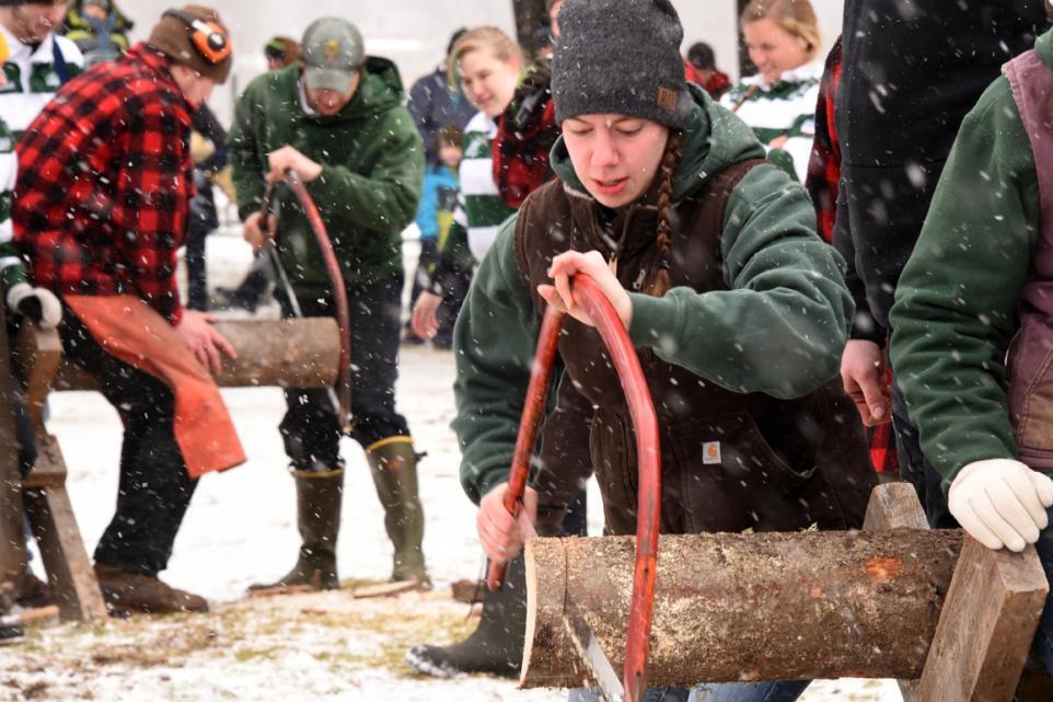 Paul Smith's College Woodsmen Exhibition — Saranac Lake Winter Carnival